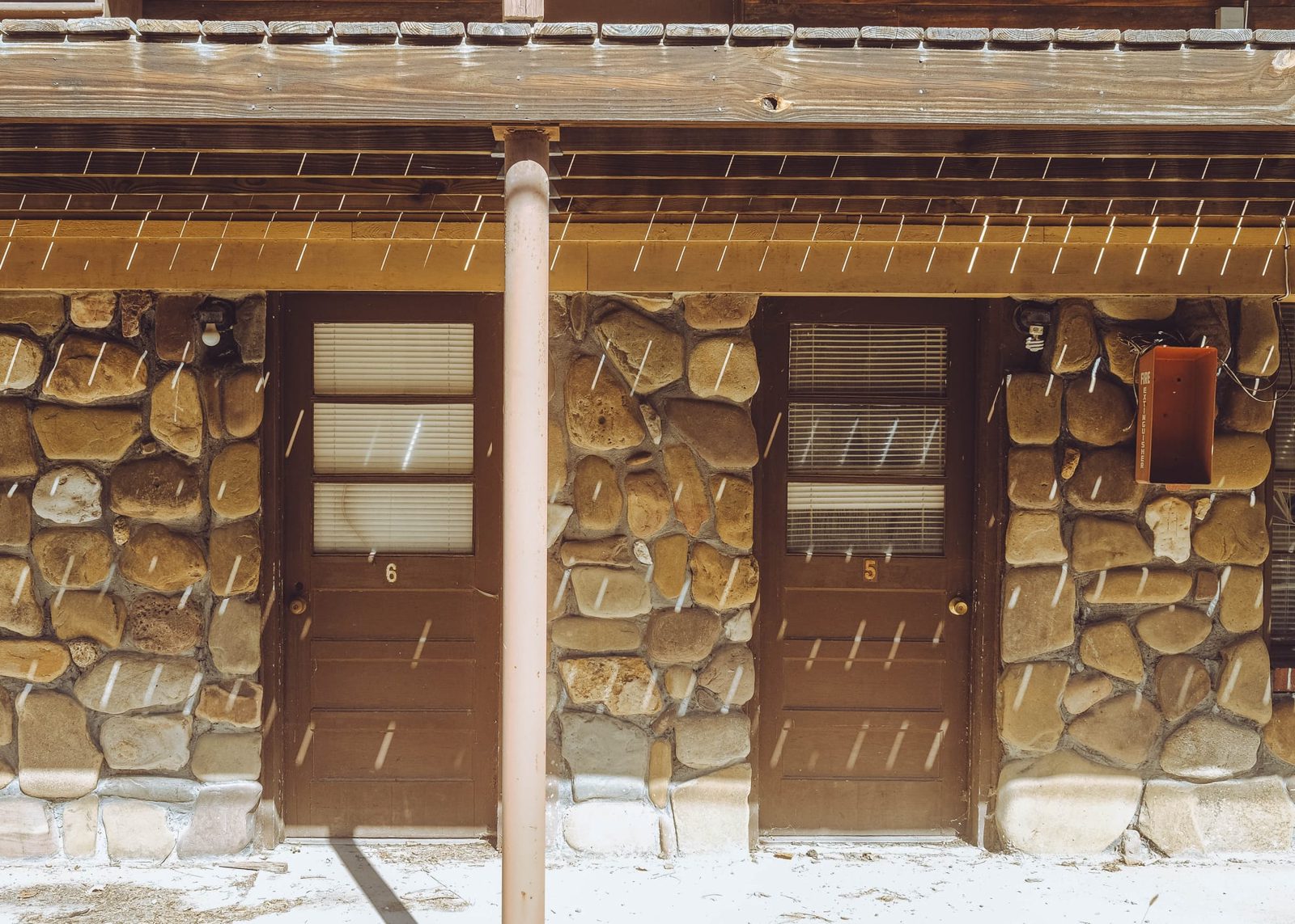 Abandoned motel at Seneca Rocks