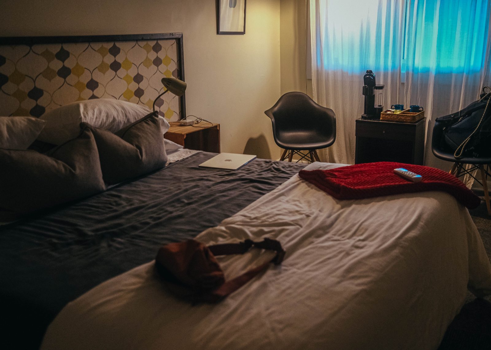Bed at the Billy Motel